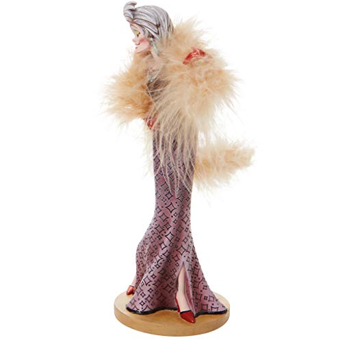 Enesco Disney Showcase Couture Force 101 Dálmatas Cruella de Vil Figurine, 20.46 cm, Multicolor