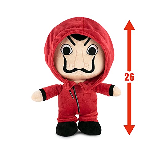 Famosa Softies - Peluche grande de 26 centímetros de los personajes de La Casa de Papel, para niños de cualquier edad y adultos fans de la serie oficial de Netflix, (760020513)