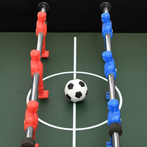 Festnight Futbolín de Mesa, para Adultos y Niños de 6 Años, 69x37x62 cm Negro