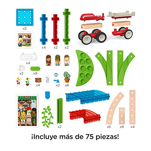 Fisher-Price - Ciudad Peque-Constructores, Juguetes Niños +3 Años (Mattel FXG14) , color/modelo surtido