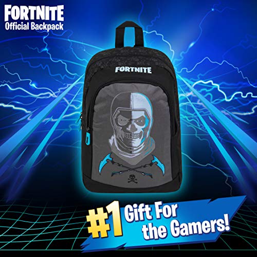 Fortnite Mochilas Escolares Juveniles, Mochila Escolar Estampado Fortnite Skull Trooper Para Niños, Mochila Negra Gran Capacidad Colegio