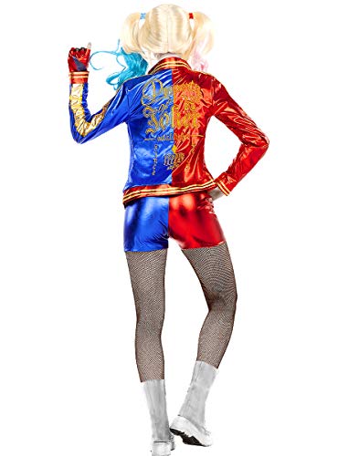Funidelia | Disfraz de Harley Quinn - Escuadrón Suicida Oficial para Mujer Talla S ▶ Superhéroes, DC Comics, Suicide Squad, Villanos - Color: Azul - Licencia: 100% Oficial