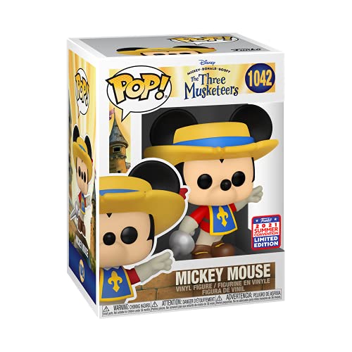Funko 55536 Pop Disney: Mickey- Three Musketeers Mickey (Amazon Exclusive)