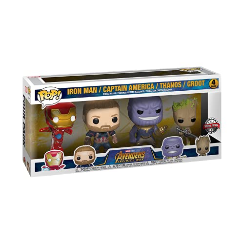 Funko 58563 POP Marvel: Marvel Classic- 4PK - (Amazon Exclusive)