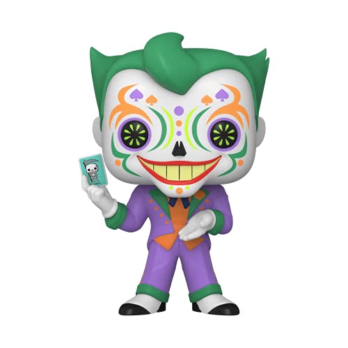 Funko Pop! Heroes: Dia De Los DC - Joker (brilla en la oscuridad), exclusivo de Amazon