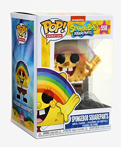 Funko - Pop! Spongebob Squarepants S3: Spongebob (Rainbow) Figura De Vinil , Multicolor (39552)