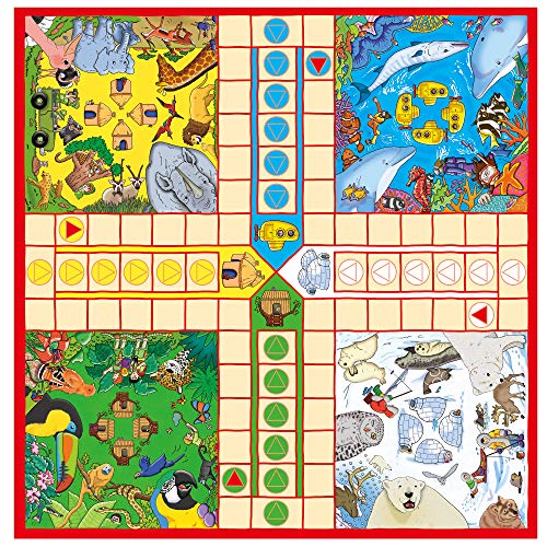 Galt Toys Ludo-Serpientes y Escaleras, Multicolor, 3+ (Galt America A0528E)