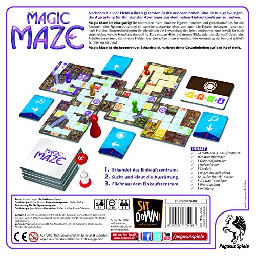 Ghenos Games GHE069 Magic Maze – Juego de Mesa (Idioma español no garantizado)
