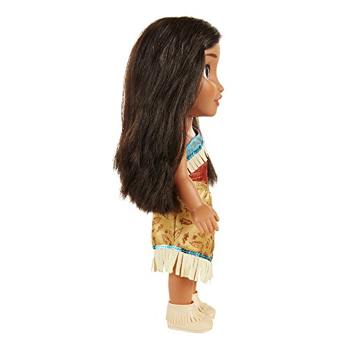 Glop Games Princess Muñeca Toddler 35cm-Pocahontas-Princesas Disney-alucina con su increíble Vestido, Multicolor (Jakks Pacific 55048)