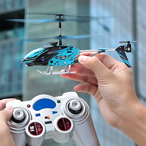 Goolsky Wltoys XK S929-A Helicóptero Radiocontrol RC Helicopter con Giroscopio 2.4G 3.5CH w / Light RC Toys Juguete para Principiantes Niños Regalos