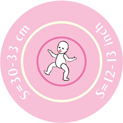 Götz 3402912 Baby Doll Onesie / Overall Unicorn - Size S - Dolls Clothing - Suitable For Baby Dolls Size S (30 - 33 cm)