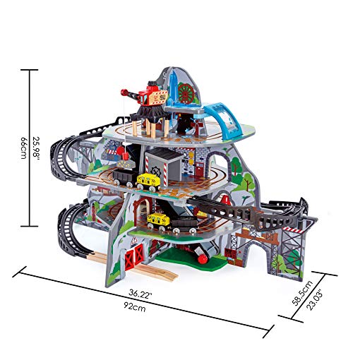 Hape- Circuito de Tren Mina montaña Grande (Barrutoys E3723)