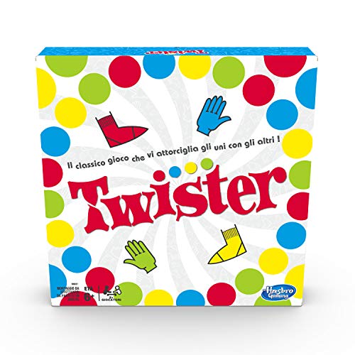 Hasbro Gaming- Twister (Juego en Caja versión 2020 en Italiano), Color, 3 (B590EC58D1)