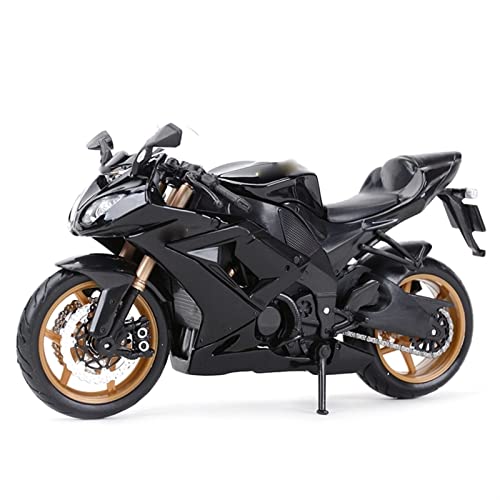 HBSM 1:12 para K-awasaki para Ninja H2 R ZX-10R Modelo De Motocicleta De Aleación Fundida A Presión (Color : Black2)