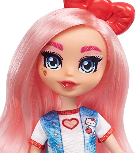 Hello Kitty con Éclair Muñeca con moda, mascota y accesorios de juguete (Mattel GWW96)