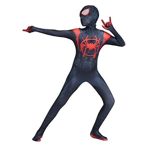 HTLXHC Disfraz de Spiderman para niños Unisex Traje de superhéroe infantil Spiderman Regreso a casa Halloween Carnaval Cosplay Fiesta Disfraces Spandex / Lycra Impresión 3D Spiderman para, A, M