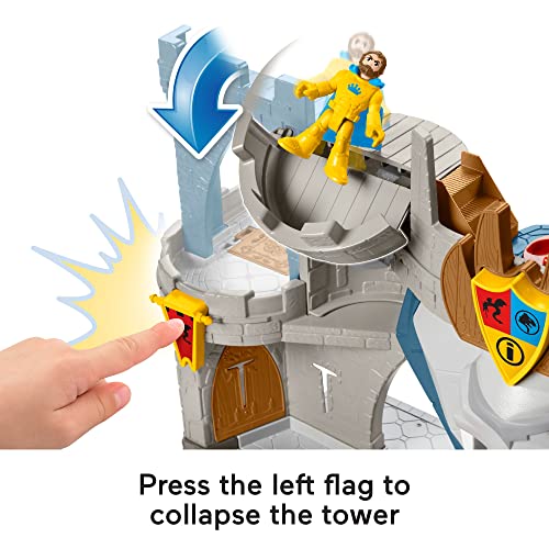 Imaginext Castillo aventuras Set de juego con figura de juguete y accesorios, regalo para niños +3 años (Mattel HCG45)