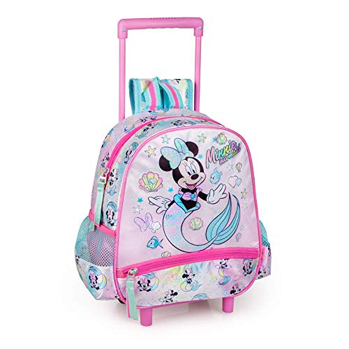INACIO Mochila Kindergarten con Trolley Minnie Mouse 2 Ruedas Mango EXTENDIBLE-31216C