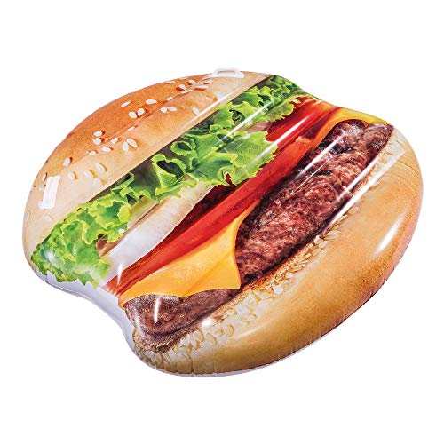 Intex 58780EU - Hamburguesa Hinchable hiperrealista con asas, Multicolor
