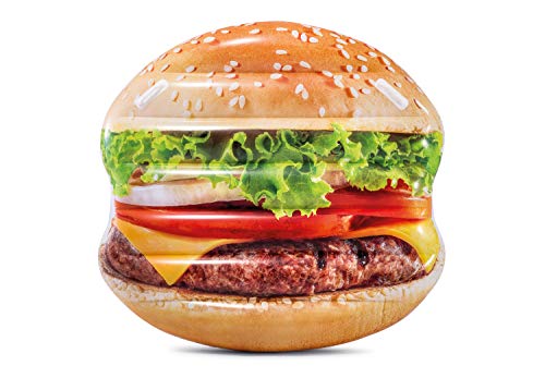 Intex 58780EU - Hamburguesa Hinchable hiperrealista con asas, Multicolor