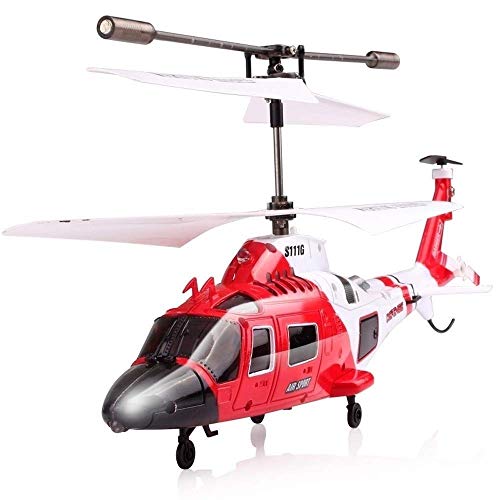 J-Love 3.5CH Helicóptero Control Remoto Drone Juguetes irrompibles Attack Marines Helicóptero RC con luz LED 3.7V 150mAH Li-Poly para niños Regalo Juguete para niños, 21.5 * 5.3 * 9.5CM