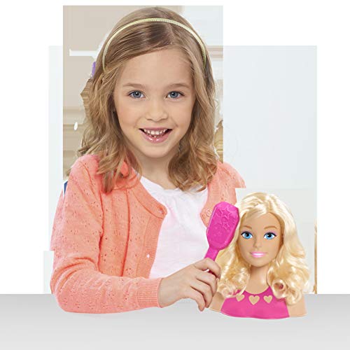 JP Barbie JPL63415 Flair JP Barbie Mini Blonde Styling Head, Multicolor