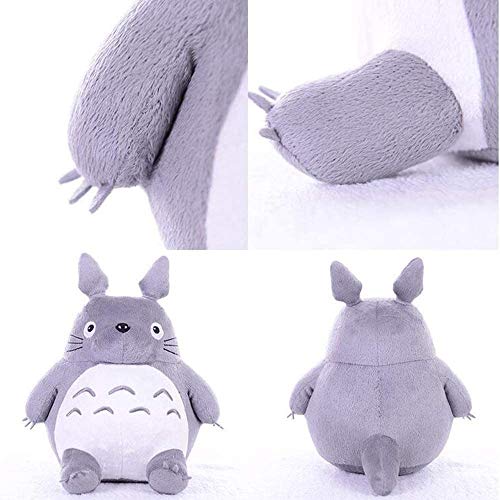 Juguete de Peluche Muñeca Totoro Linda Boda Prensa Muñeca Niños Cumpleaños Niña Niños Juguetes Totoro Muñeca Almohada Totoro Peluche Juguete,Gris,60CM