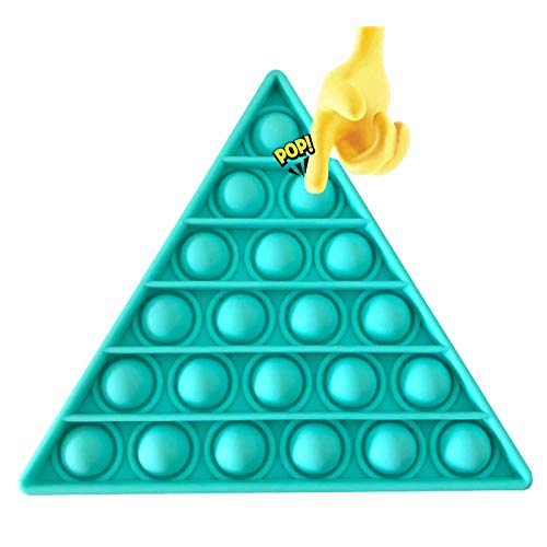 Juguete sensorial de burbujas push pop, autismo, necesidades especiales para aliviar el estrés, ansiedad, juguete sensorial, niños, juguetes de alivio del estrés de oficina. (verde)