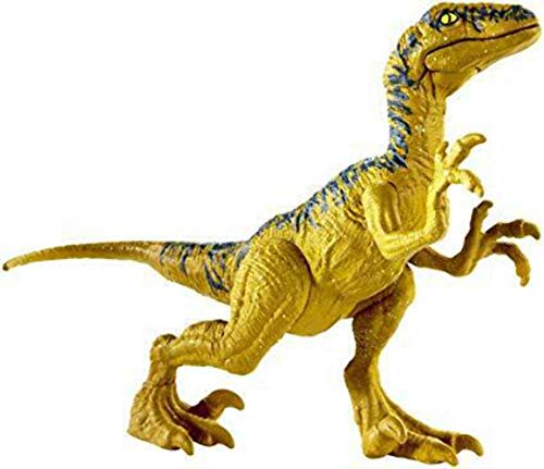 Jurassic World Velociraptor Delta, Figura Dinosaurio de Juguete niños +3 años, Multicolor (Mattel GCR46)