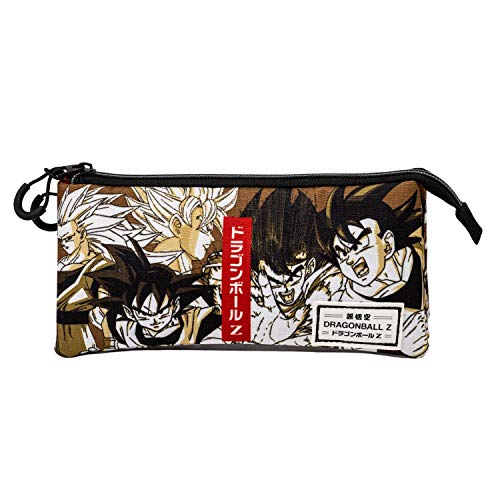 KARACTERMANIA Dragon Ball Vintage-Estuche Portatodo Triple HS, Multicolor