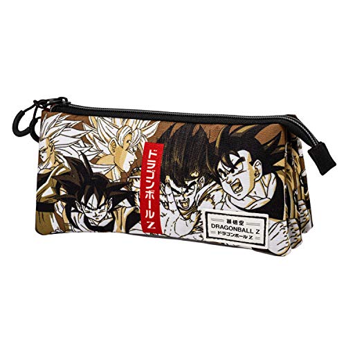 KARACTERMANIA Dragon Ball Vintage-Estuche Portatodo Triple HS, Multicolor
