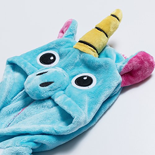 Katara- Pijama (10+ Modelos) Halloween Disfraz Animales Cosplay Adultos, Color unicorno turquesa-rosa, Talla 165-175cm (1744)