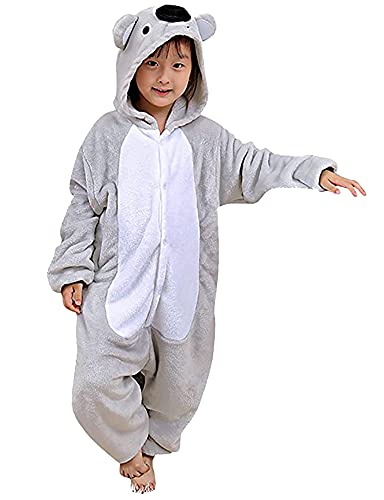 Kigurumi - Disfraces de animales para carnaval, Halloween o espectáculo, para fiestas de Navidad, pijama, mono, mono, mono, de invierno, unisex, Koala, L