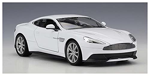 Kit Juguetes Coches Metal Resistente para Aston Martin Vanquish 1:24 Scale Kid Toy Diecast Alloy Metal Car Model Collection Coche De Simulación Maravilloso Regalo (Color : White)