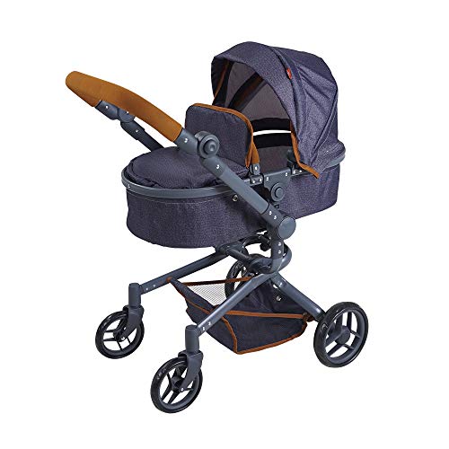 KNORRTOYS.COM Knorr Toys 90930 Boonk - Cochecito para muñecas, Color Azul Oscuro