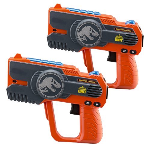 La Etiqueta láser Jurassic World para niños Infared Lazer Tag Blasters se Ilumina y vibra Cuando se golpea