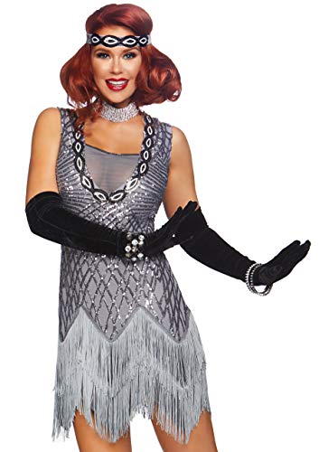 Leg Avenue Roaring Roxy Disfraces para Adultos, Dinero, S (EUR 36-38) para Mujer