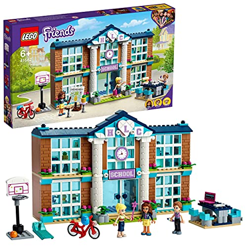 LEGO 41682 Friends Instituto de Heartlake City, Escuela de Juguete para Construir con Mini Muñecas para Niñas y Niños +6 Años