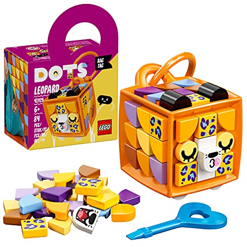 LEGO 41929 Dots Adorno para Mochila: Leopardo, Accesorio Personalizado, Juegos Creativos y Manualidades para Niños +6 Años