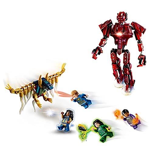 LEGO 76155 Marvel The Eternals A la Sombra de Arishem, Juguete de Construcción de Superhéroes para Niños +7 años