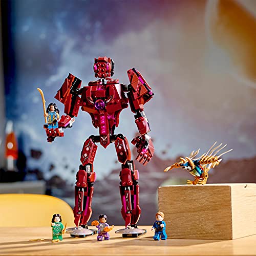 LEGO 76155 Marvel The Eternals A la Sombra de Arishem, Juguete de Construcción de Superhéroes para Niños +7 años
