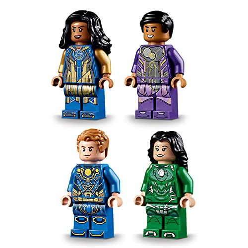 LEGO 76155 Marvel The Eternals A la Sombra de Arishem, Juguete de Construcción de Superhéroes para Niños +7 años