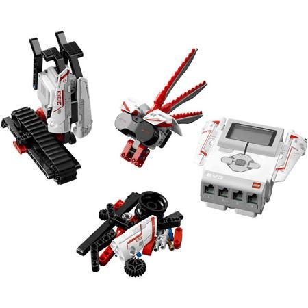 LEGO El juego de construcción MINDSTORMS EV3 incluye 3 servomotores interactivos, control remoto, sensor de color mejorado y rediseñado, sensor táctil rediseñado, sensor infrarrojo y más de 550 elementos LEGO Technic