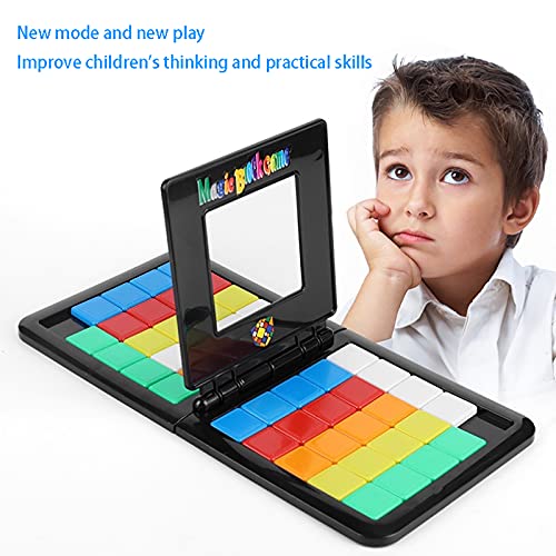LHZMD Magic Block Game Battle Cube Race Rubikes Race Juego De Mesa De Rompecabezas Colorido para Niños Juego De Mesa Interactivo De Rompecabezas para Padres E Hijos Juguetes para Niños Regalos,B