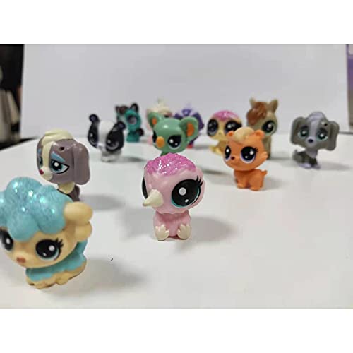 Littlest Pet Shop Juguetes Set aleatorio 10 piezas Lps animales gato perros figura niño regalos