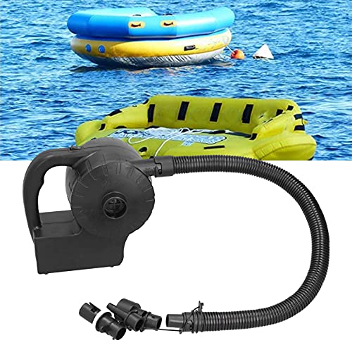 Liujaos Bomba Eléctrica, Enchufe UE Portátil 180-240V Bomba Inflable para Camas Flotantes para Anillos De Natación para Colchones De Aire para Acampar para Viajes para El Hogar