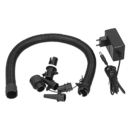 Liujaos Bomba Eléctrica, Enchufe UE Portátil 180-240V Bomba Inflable para Camas Flotantes para Anillos De Natación para Colchones De Aire para Acampar para Viajes para El Hogar