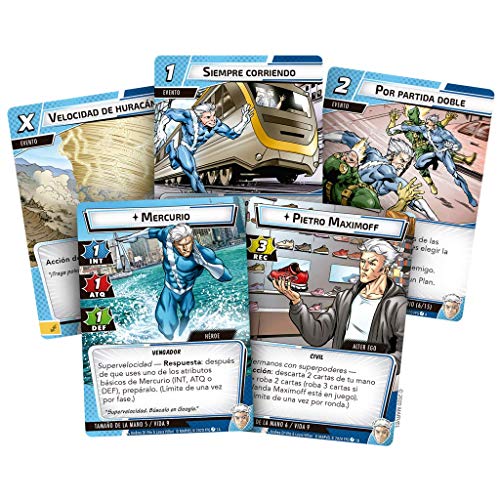 Marvel Champions - Quicksilver - Pack de Heroe en español
