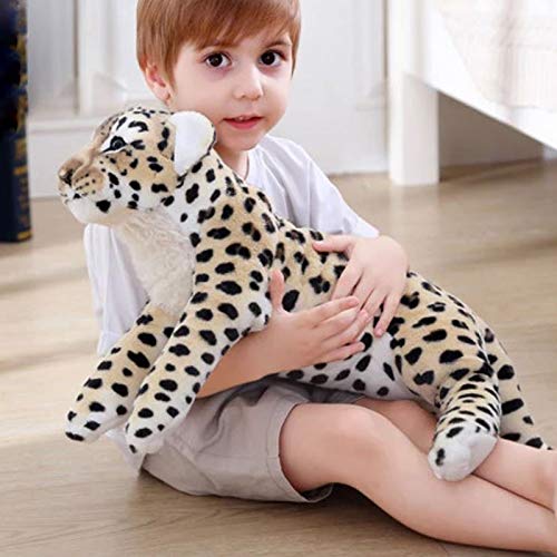 MEIMING Animales De Juguete De Aproximadamente 60 Cm De Peluche De Juguete De Simulación León De Leopardo De Las Nieves Tigre El Juguetón Almohadas De Felpa Lindas Animales De Peluche Toy León