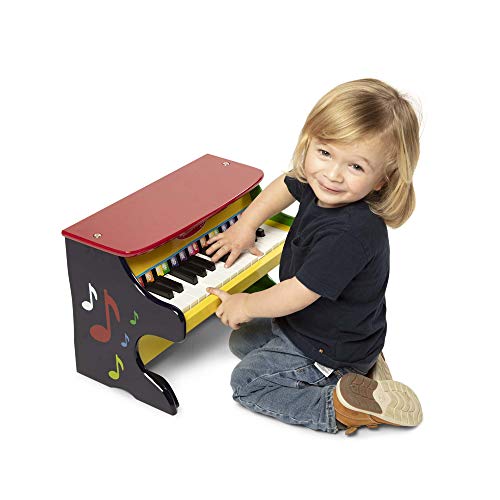Melissa & Doug- Learn-to-Play Juguete Piano para Aprender A Tocar, Multicolor (11314)